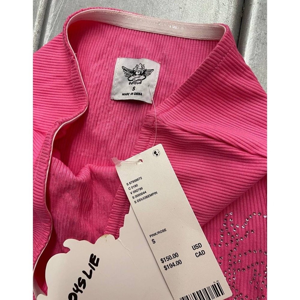 Boys Lie Urban Outfitters Be Mine Diamante Maxi Dress Womens Small Pink Angels - Picture 5 of 14